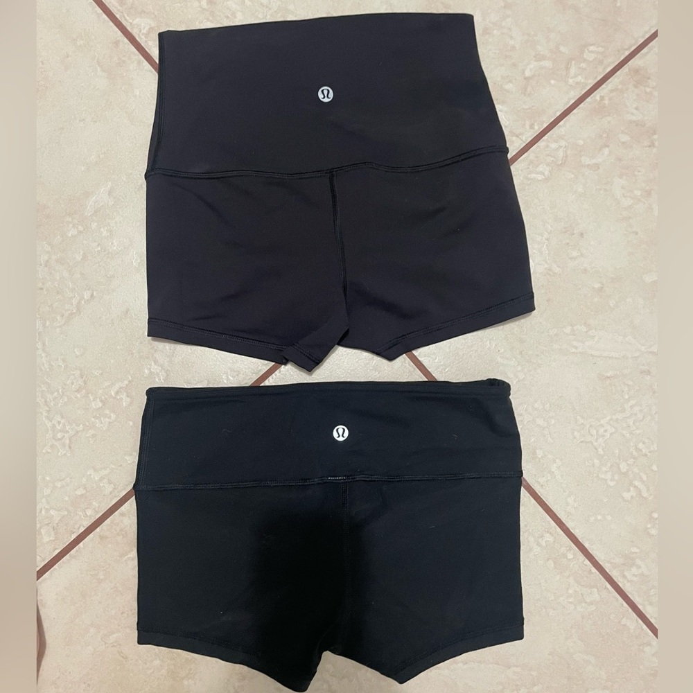 Lululemon spandex shorts 4